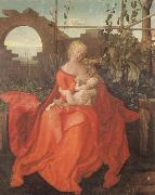 Albrecht Durer The Madonna with the Iris imitator of Albrecht Durer oil painting artist